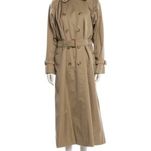 Burberry Prorsum vintage trench with classic check pattern, wool collar & lining